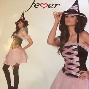 Flirty Pretty Witch Halloween Costume New